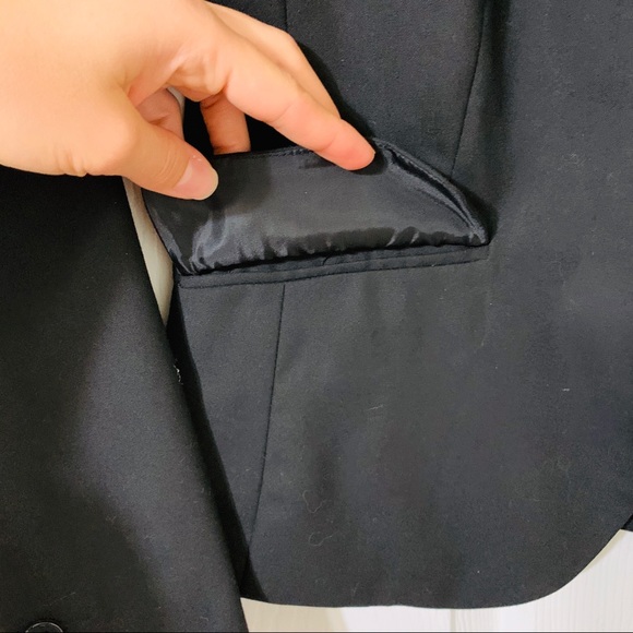 New York & Company Stretch black blazer jacket - Picture 8 of 11